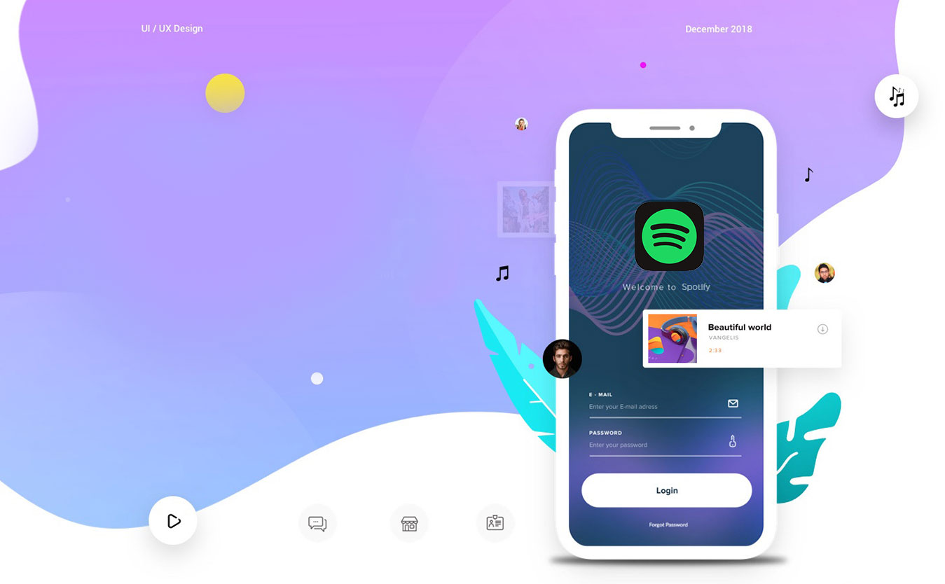 Stream Spotify Music Develop App